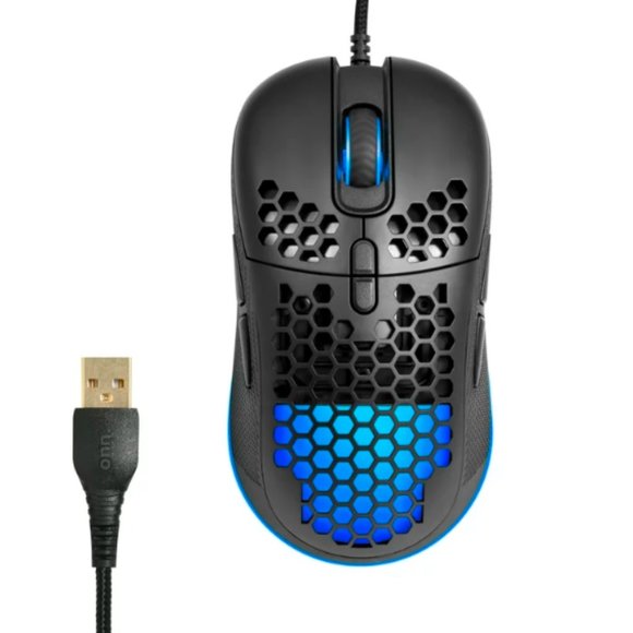 onn. Lightweight Gaming Mouse with LED Lighting - Picture 5 of 6